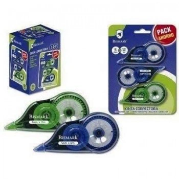 CORRECTOR CINTA BISMARK 12M PACK AHORRO 3 U