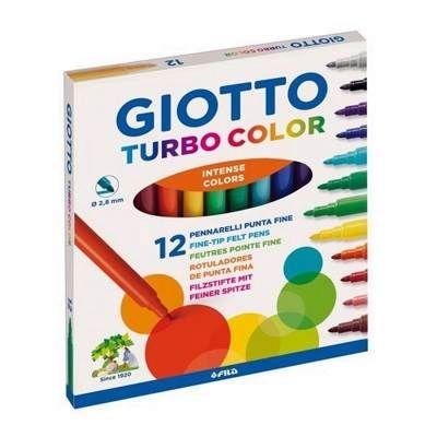 Rotulador Giotto 12 Turbocolor 4160