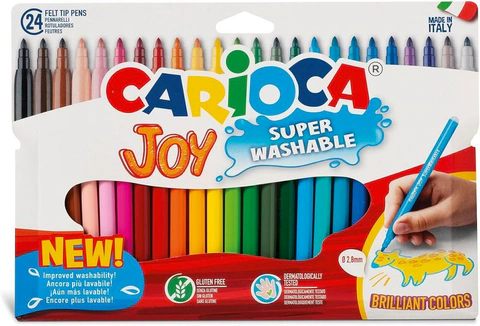 ROTULADOR CARIOCA JOY 24 COLORES SURTIDOS B