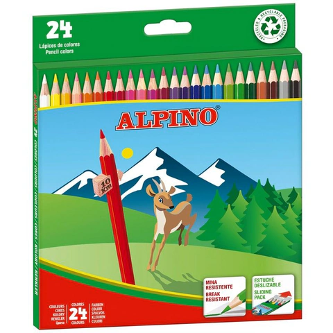 LAPIZ ALPINO 658 24 COLORES SURTIDOS