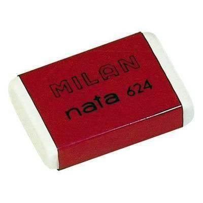 Imagen orientativa: Goma de borrar Milan 624 nata