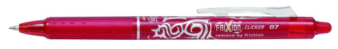 BOLIGRAFO PILOT FRIXION CLICKER ROJO