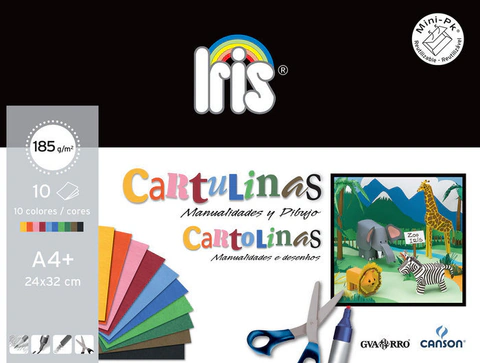 Imagen orientativa: Cartulina A4 de color, hoja suelta