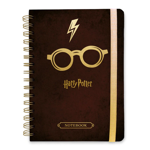 CUADERNO TAPA FORRADA A5 BULLET GAFAS HARRY
