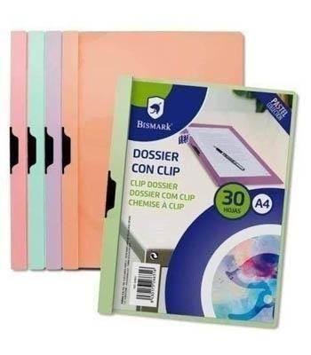 Imagen orientativa: Dossier pinza Bismark A4 p/5 326631 pastel surtido